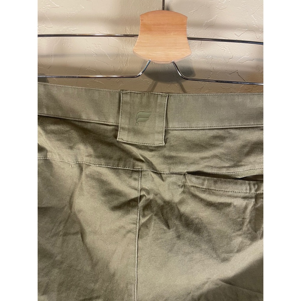 Fabletics Mens Only-Way Chino Pants Olive Green Slim Straight Stretch 31x30 - Picture 5 of 10